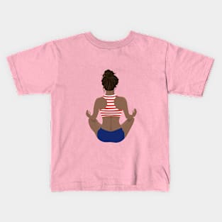 Fitness and Mindfulness Design Kids T-Shirt